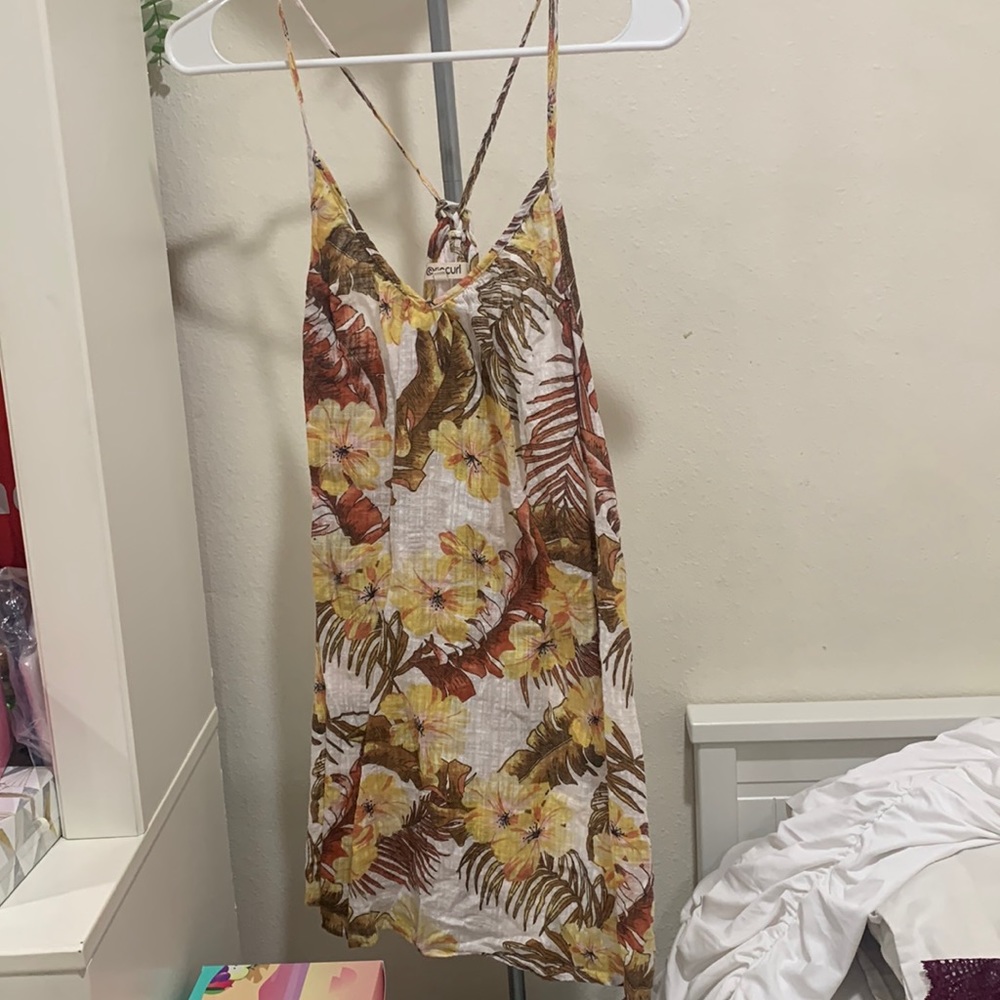Ripcurl flower tank top dress size S